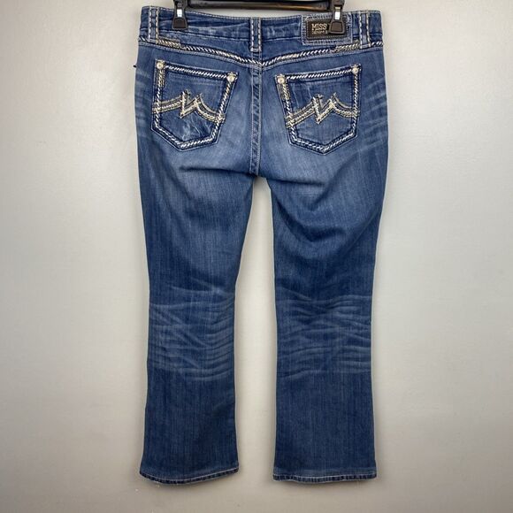 Miss me jeans women's 28x29 blue Stonewash‎ easy boot y2k - Picture 5 of 13